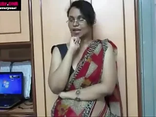 Horny Lily Giving Indian Porn Lesson Alongside Young Students